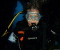   while cave diving my daughter took this close shot  